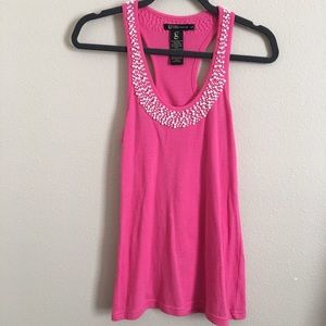 Cotton Scoop Neck Pearl tank